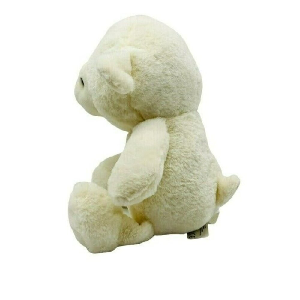 Kellytoy White Lamb Rattle Plush Crinkle Ears Cream Stuffed Animal Easter 11” - Picture 5 of 10